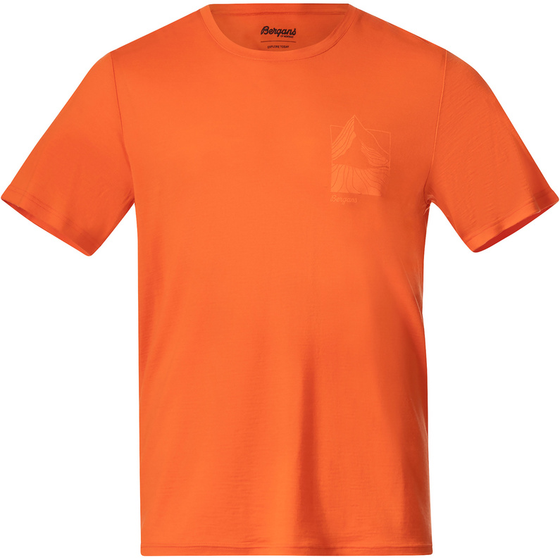 Bergans Herren Rabot Mount Wool T-Shirt