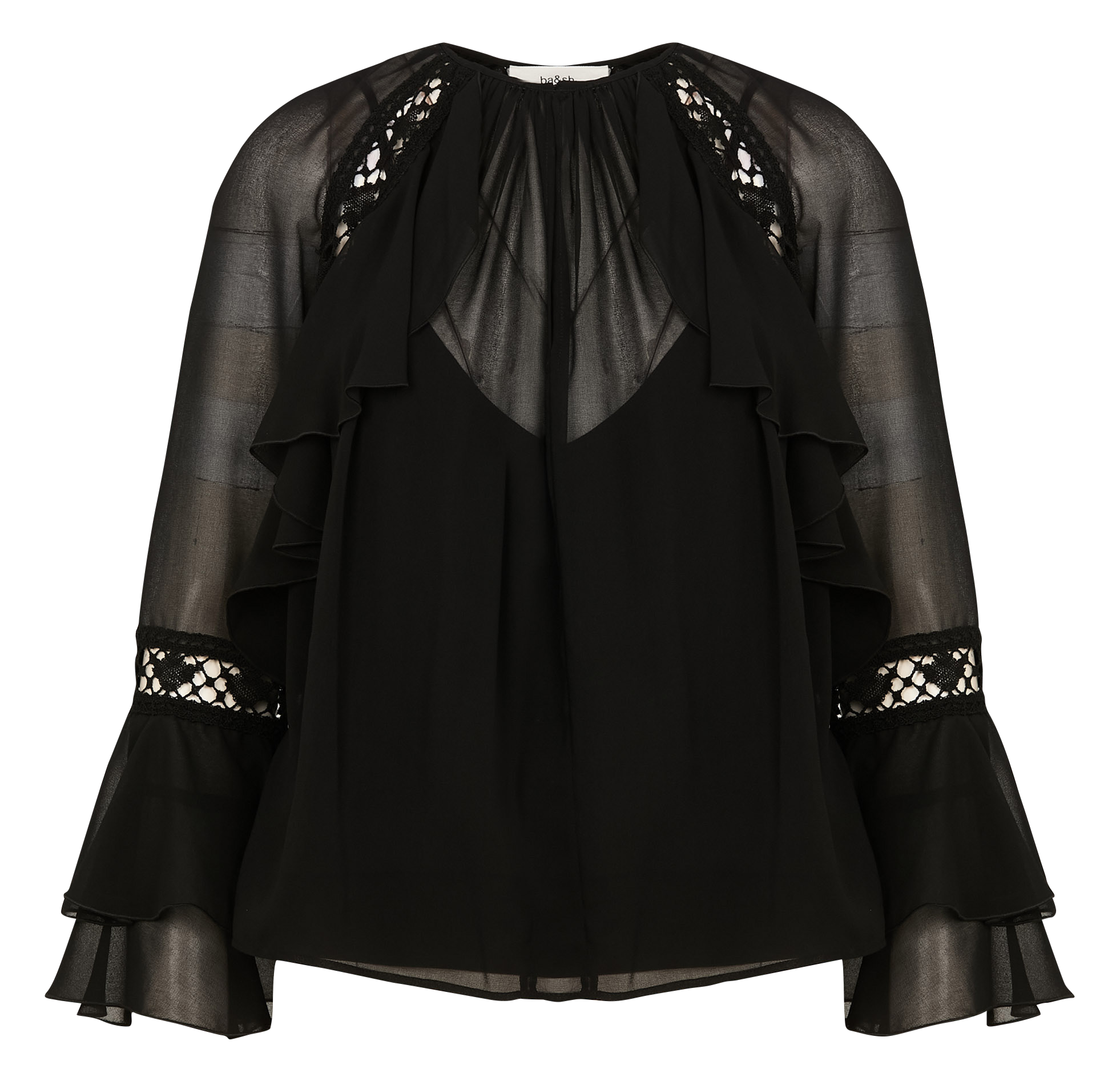 MENA - Top droit | Noir