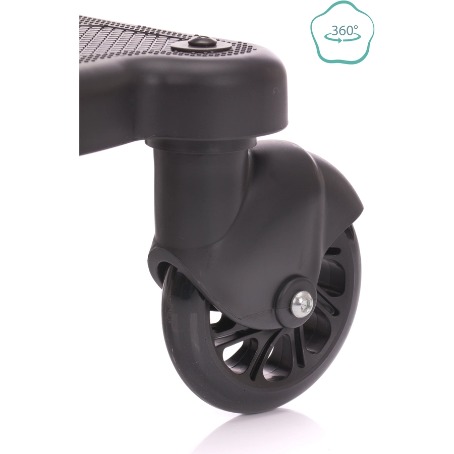 fillikid Mitfahrbrett Basic inklusive Sitz Schwarz