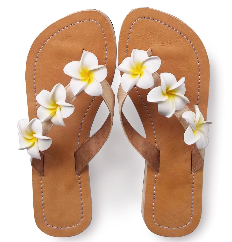 Damensandalen, weiß, Leder, Größe 37-41 günstig bestellen