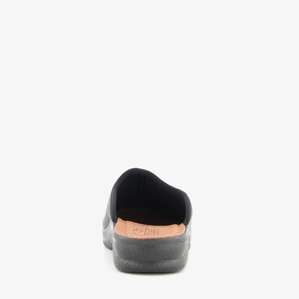 Fly Flot leren pantoffels zwart