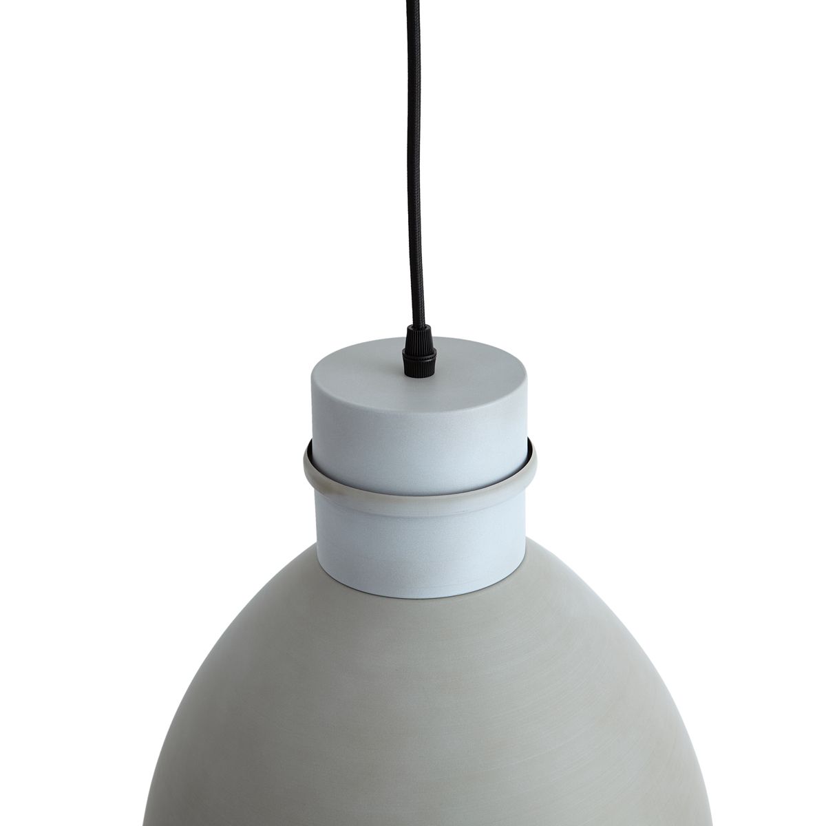 Landelijke hanglamp grijs - Dory