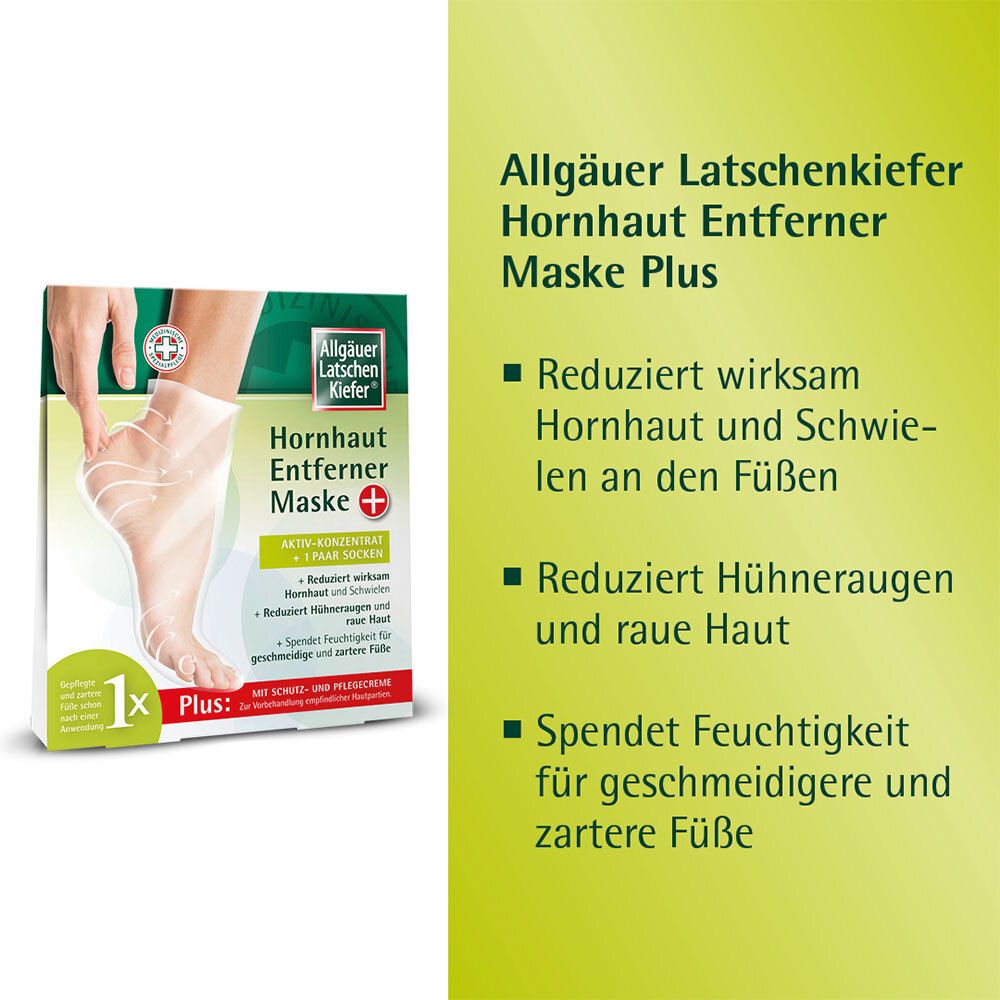 Allgäuer Latschenkiefer Hornhaut-Entferner Maske plus
