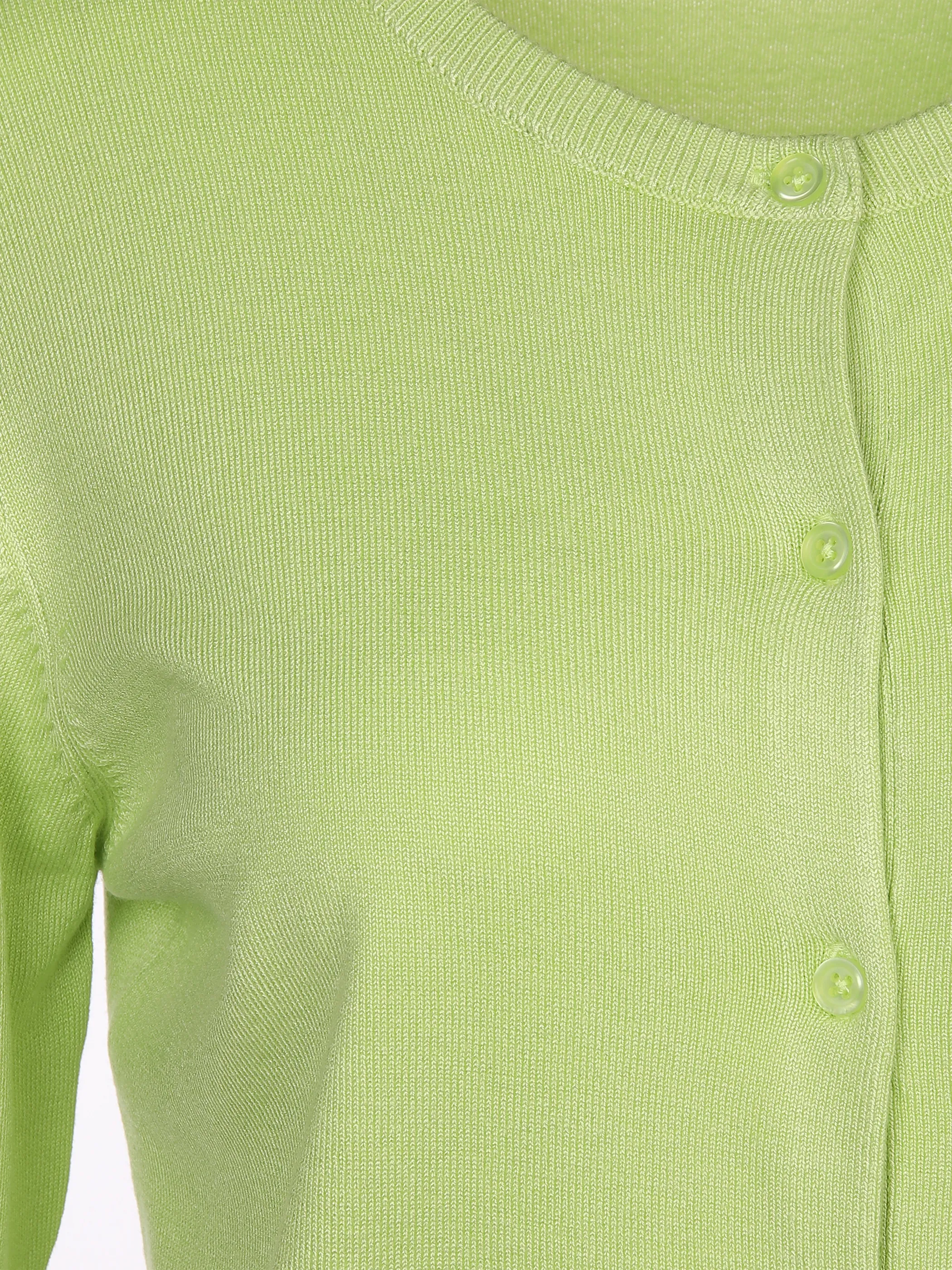 Damen Strickcardigan mit Rundhals