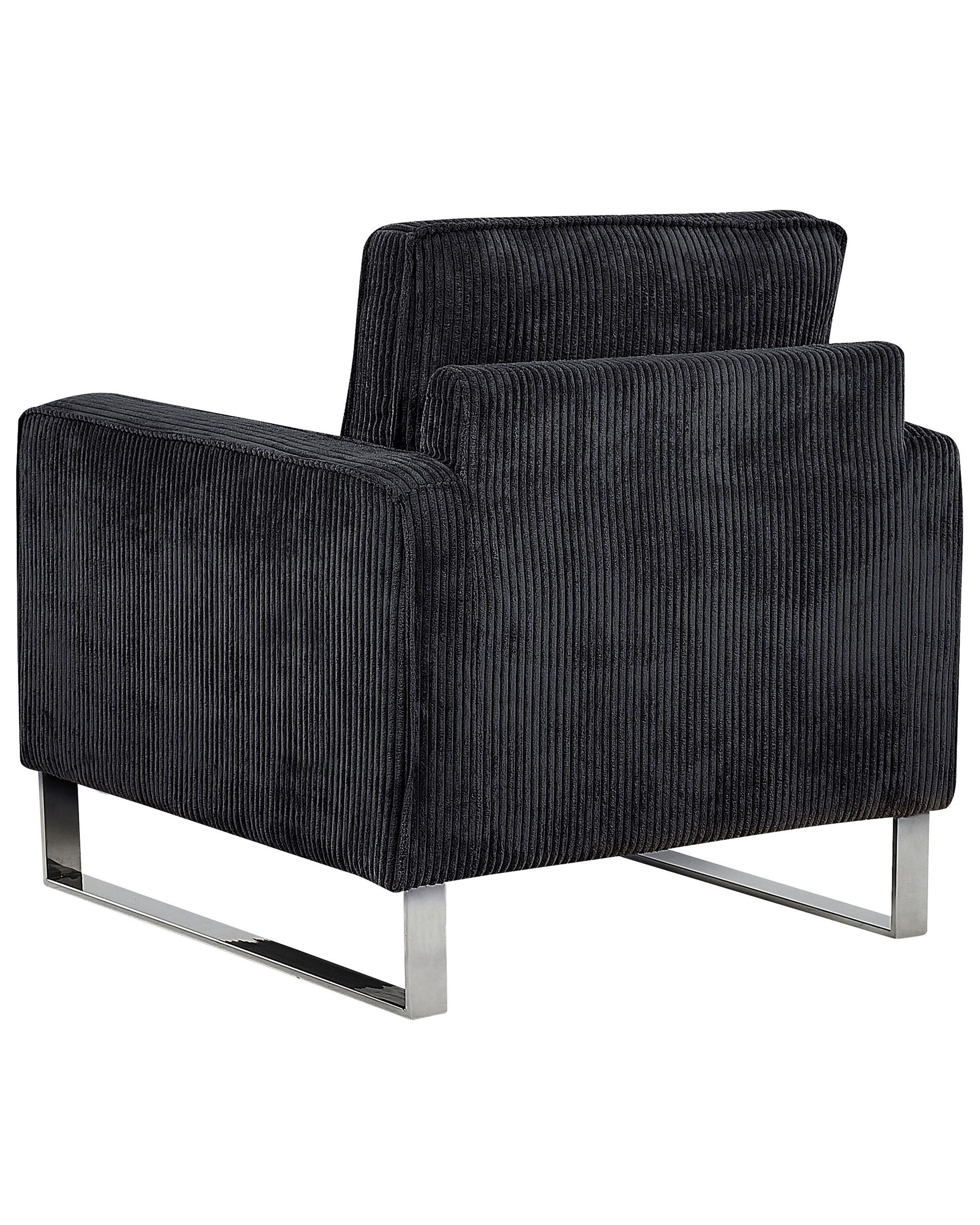 Fauteuil VIND Corduroy Zwart