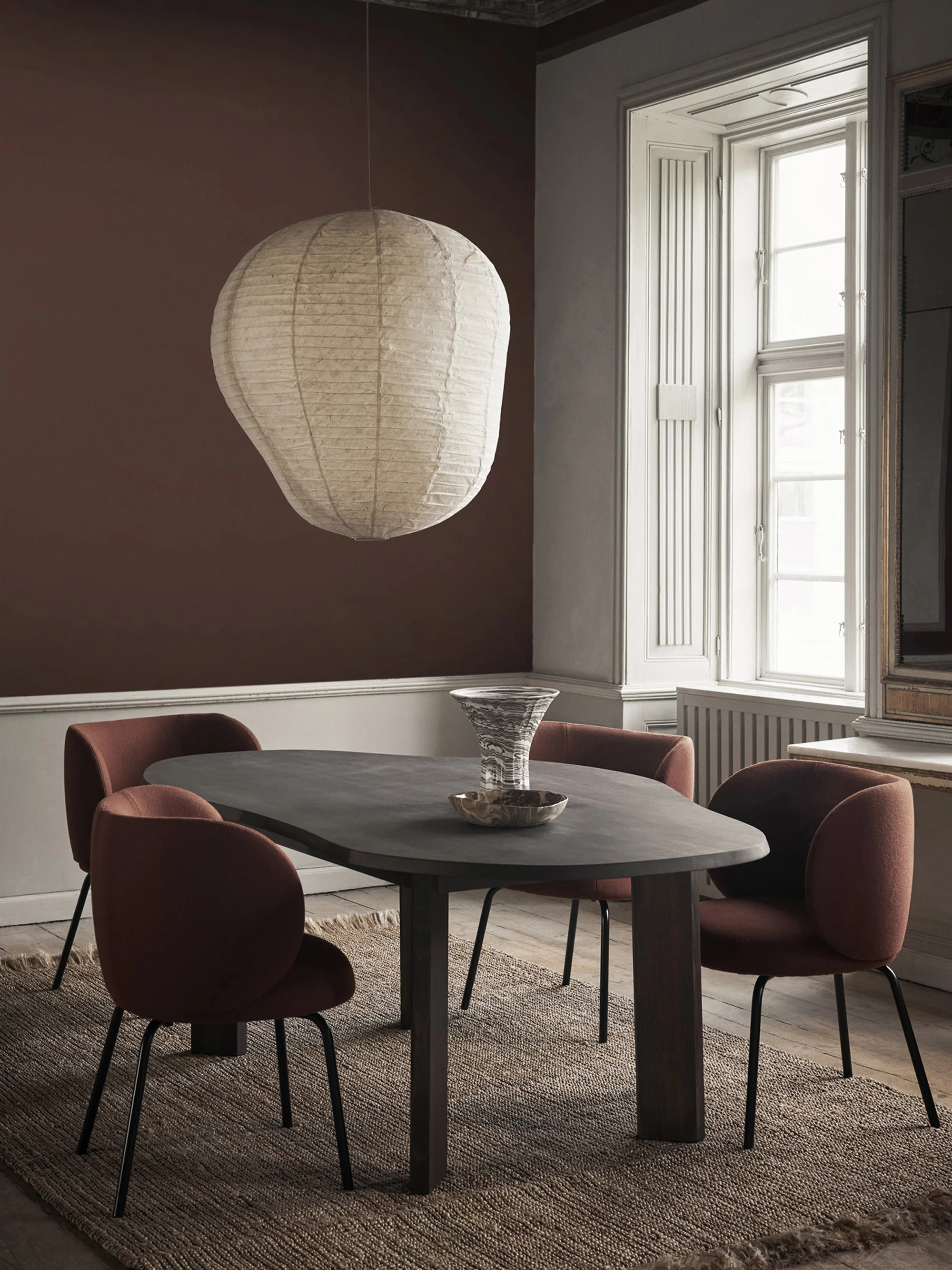 Eettafel Tarn van beukenhout, 220 x 119 cm