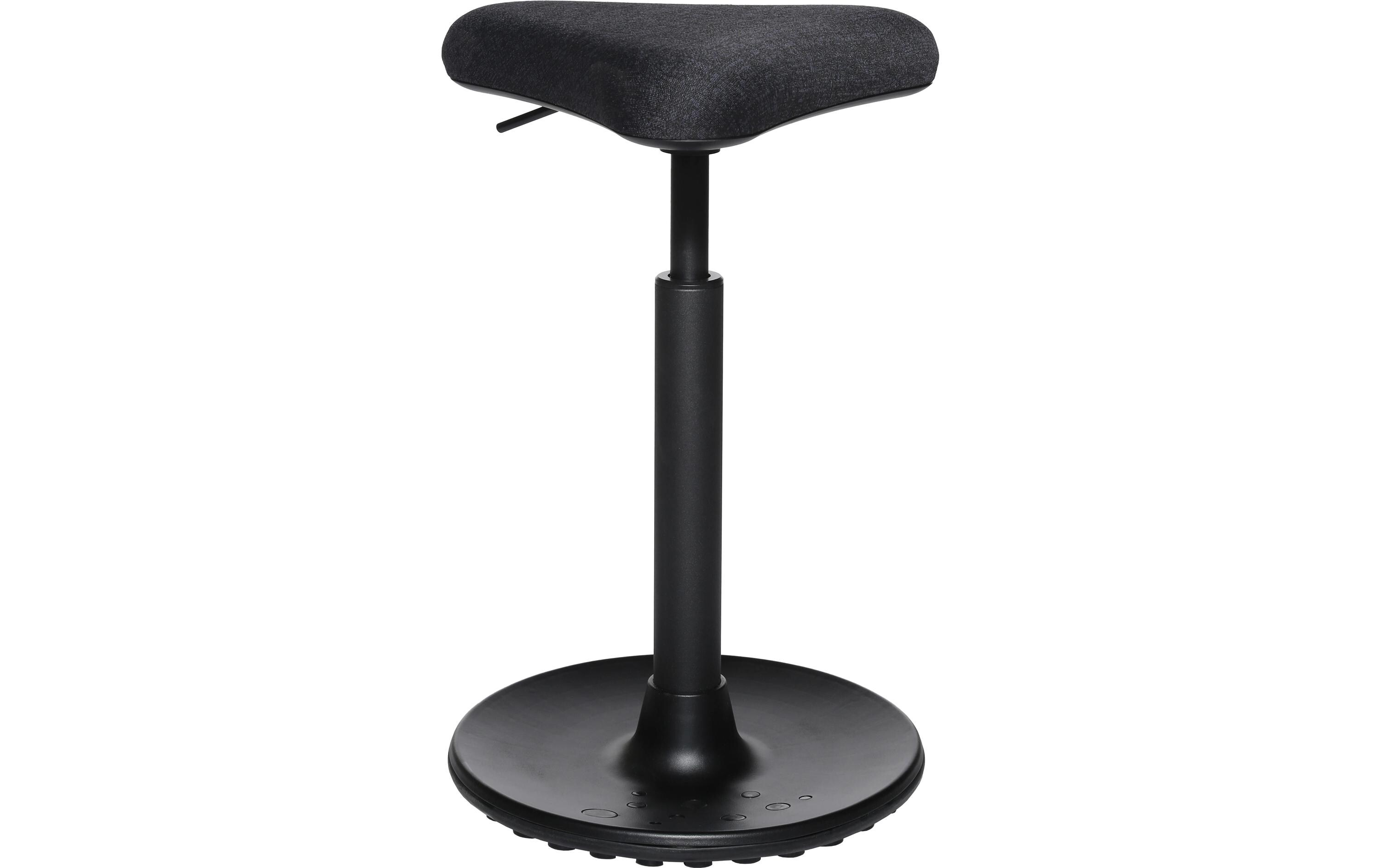 Hocker Sitness H1, Schwarz<br>Sitz-/Stehhilfe für bewegliches und aktiv dynamisches Sitzen bzw. Stehen