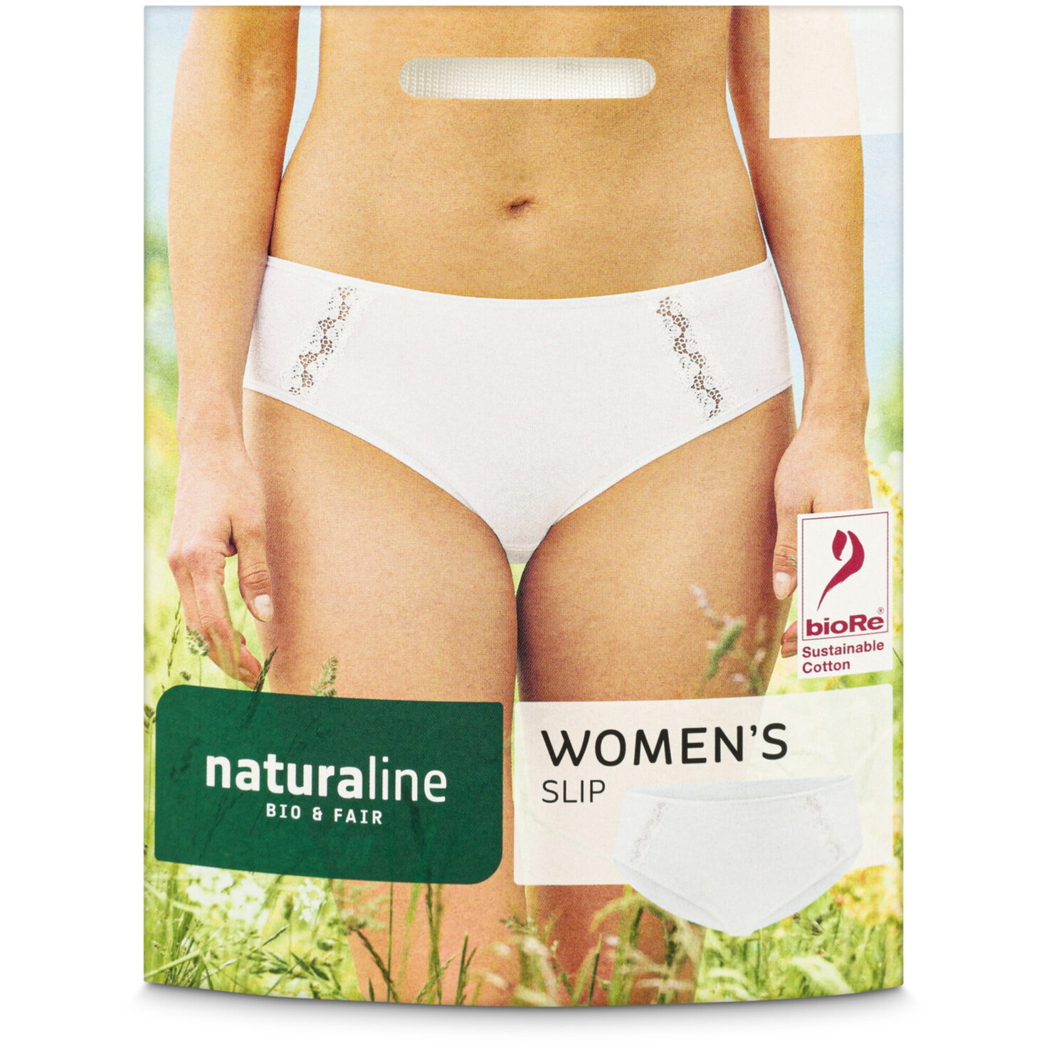 Naturaline Textil Damen Slip weiss XL