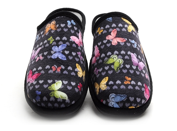 La maison de l espadrille chaussons femme 4212 6 noir