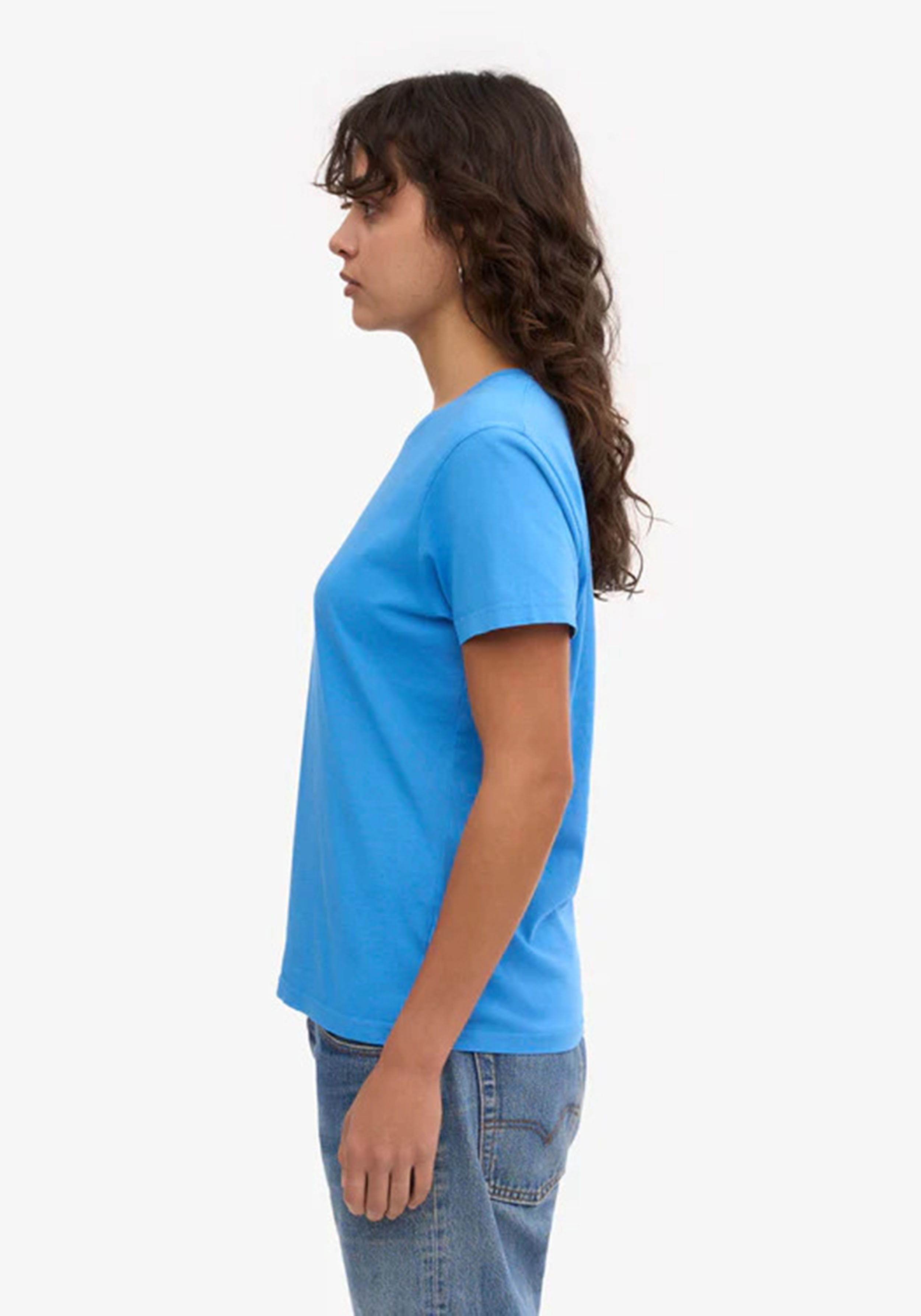 Colorful Standard Damen-T-Shirt Pacific Blue