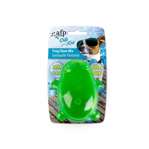 Frog Chew Mix Afp Chill Out para cães, cor verde.