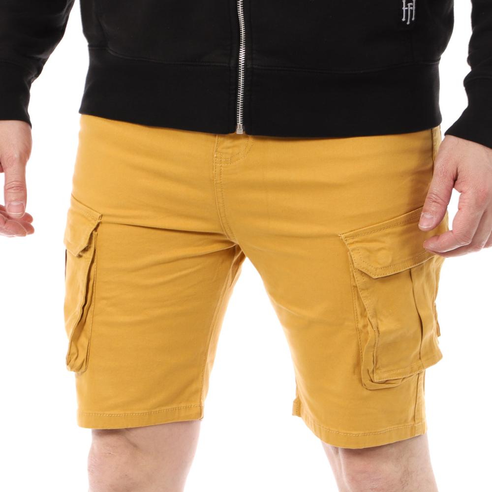 La Maison Blaggio Short Cargo Jaune Homme La Maison Blaggio VEGALIA