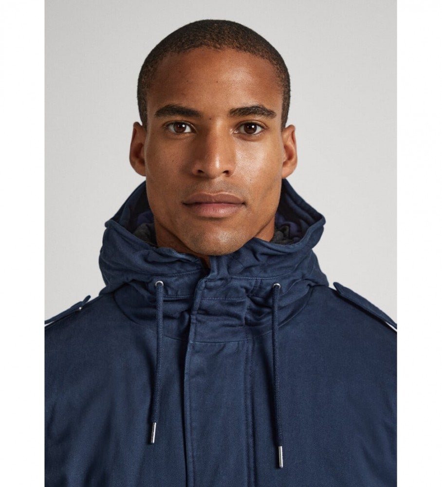 Parka Pepe Jeans Bowie azul marinho