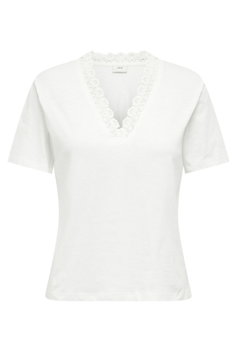Jacqueline de Yong witte dames t-shirt