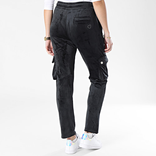 Pantalon Jogging Cargo Femme Noir