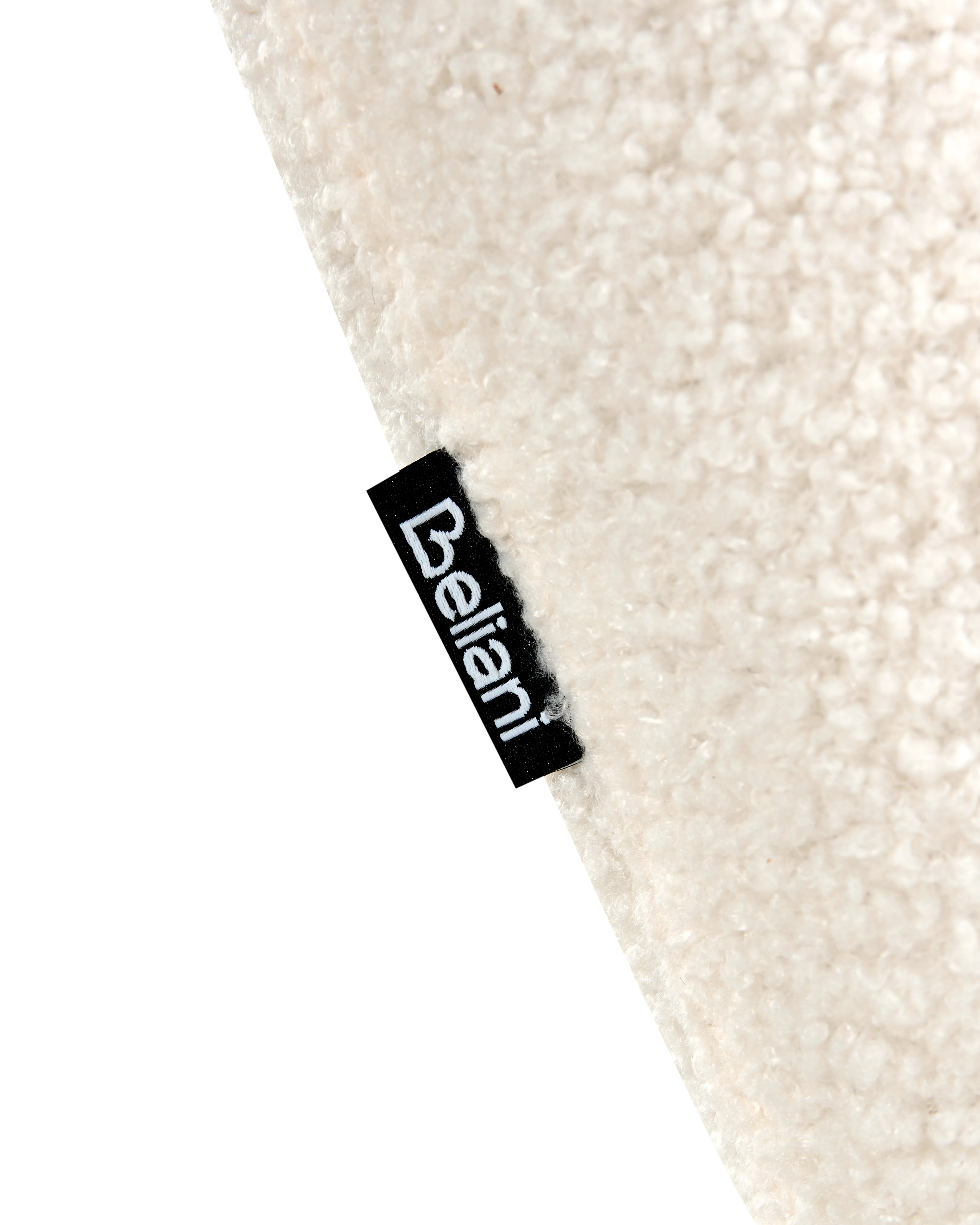 Relaxfauteuil EPSE met voetenbank Bouclé Gebroken wit