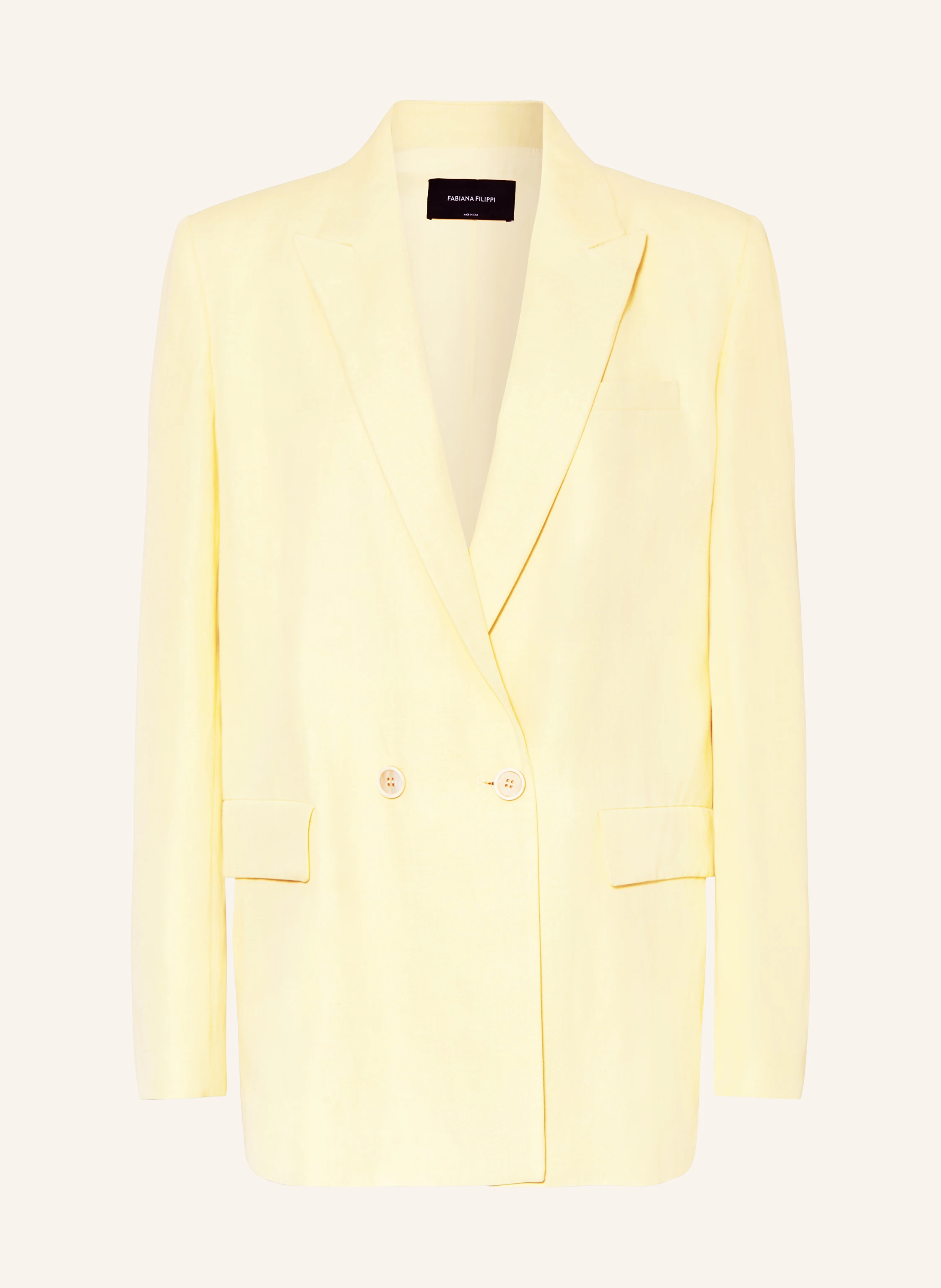 FABIANA FILIPPI Longblazer mit Leinen