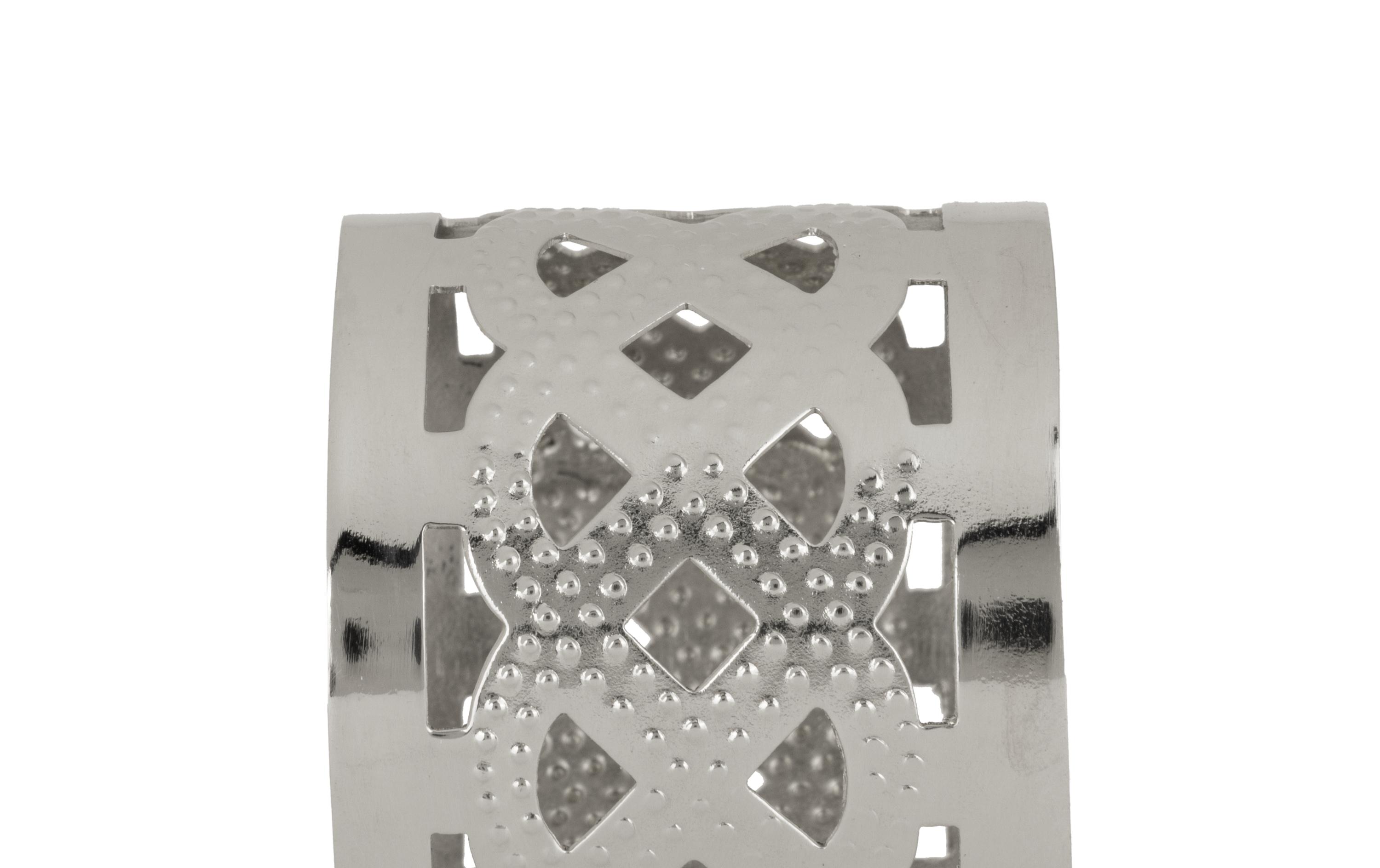 Serviettenring Janapur 4.5 x 4 cm, SilberNickel Serviettenring für zeitgenössische Eleganz auf dem Tisch