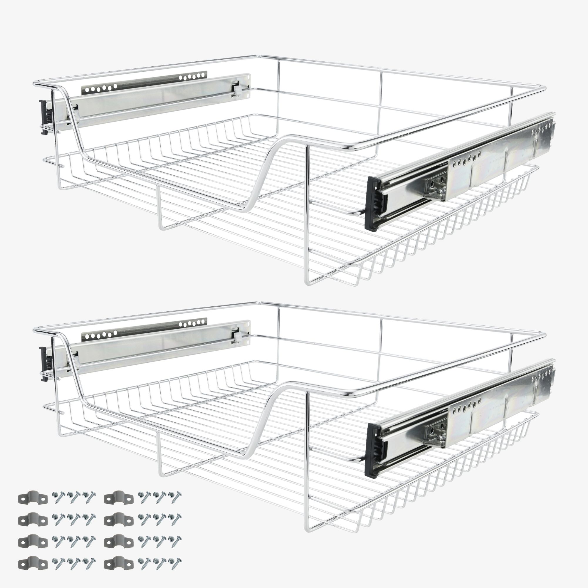 Teleskop Schublade 60cm 2 Stück
