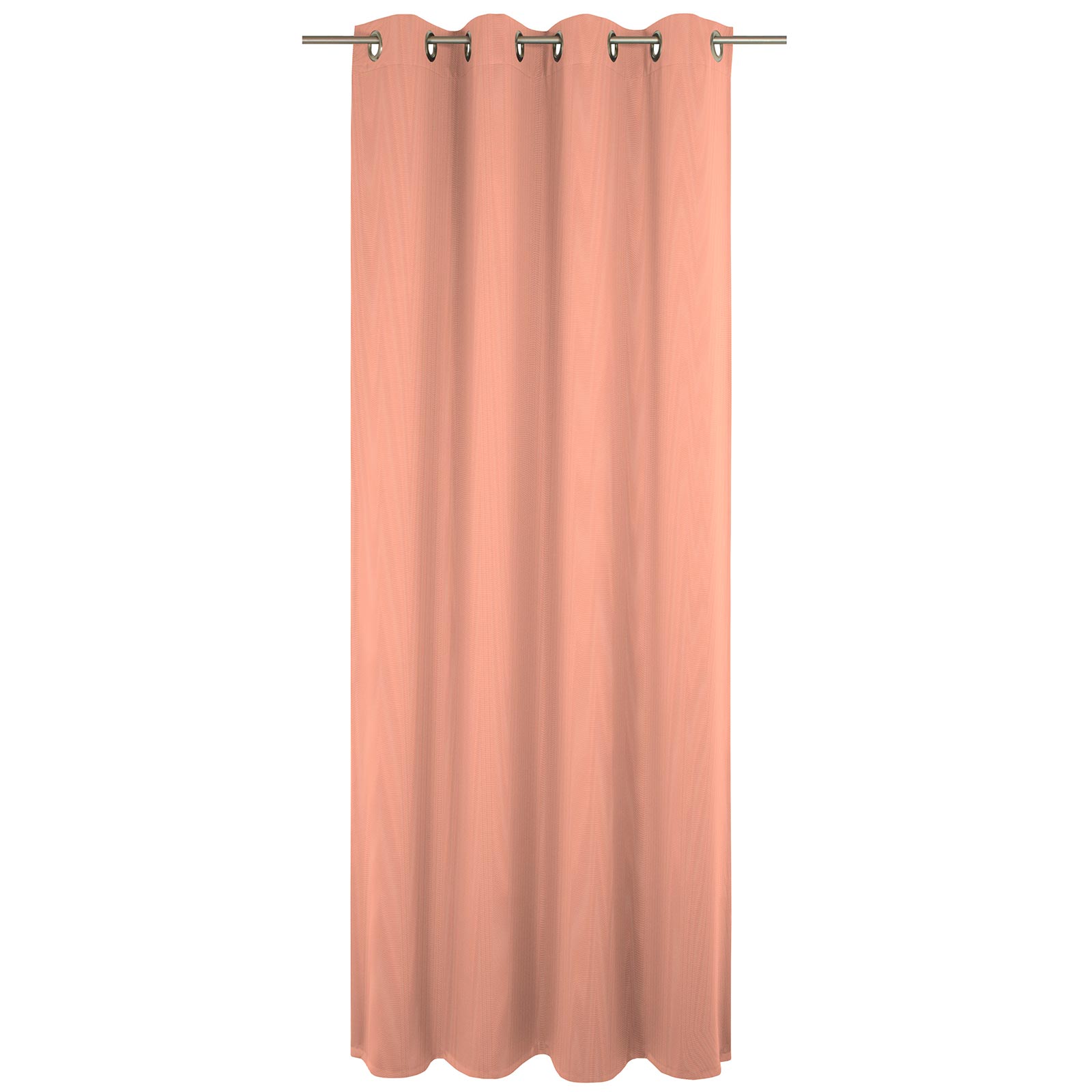 Einzelschal UNI COLLECTION - orange - mit Ösen - 145x145 cm