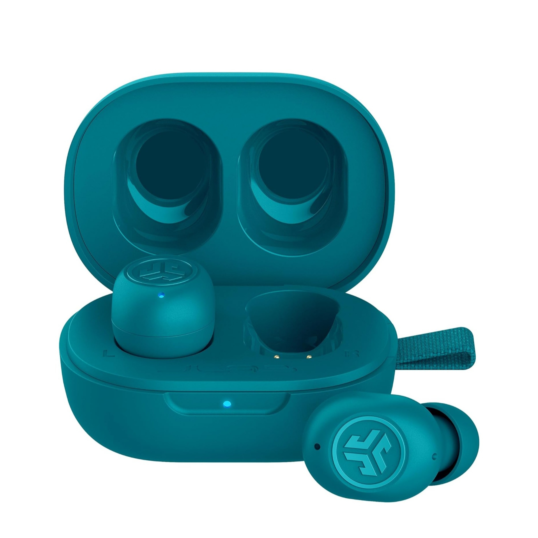 JBuds Mini TWS Bluetooth 5.3 In-Ear Kopfhörer Headset IP55   Ladecase (IEUEBJBMINIRAQUA124) - Aqua (Türkis)