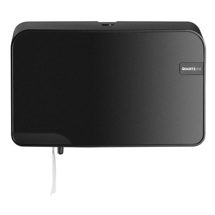 Quartz 441053 Black Coreless Duo Toiletrolhouder (441053)