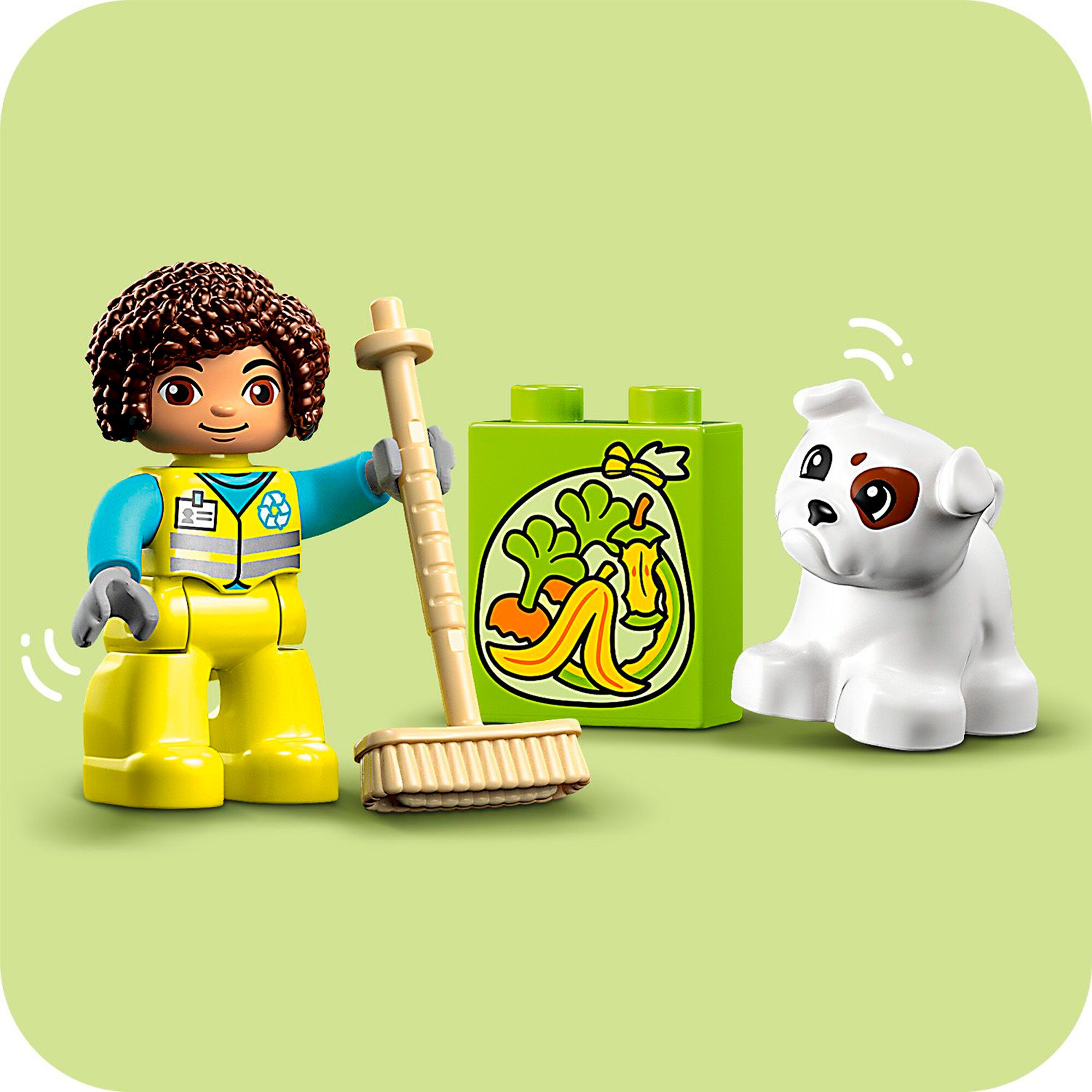 LEGO Konstruktionsspielzeug DUPLO Recycling-LKW