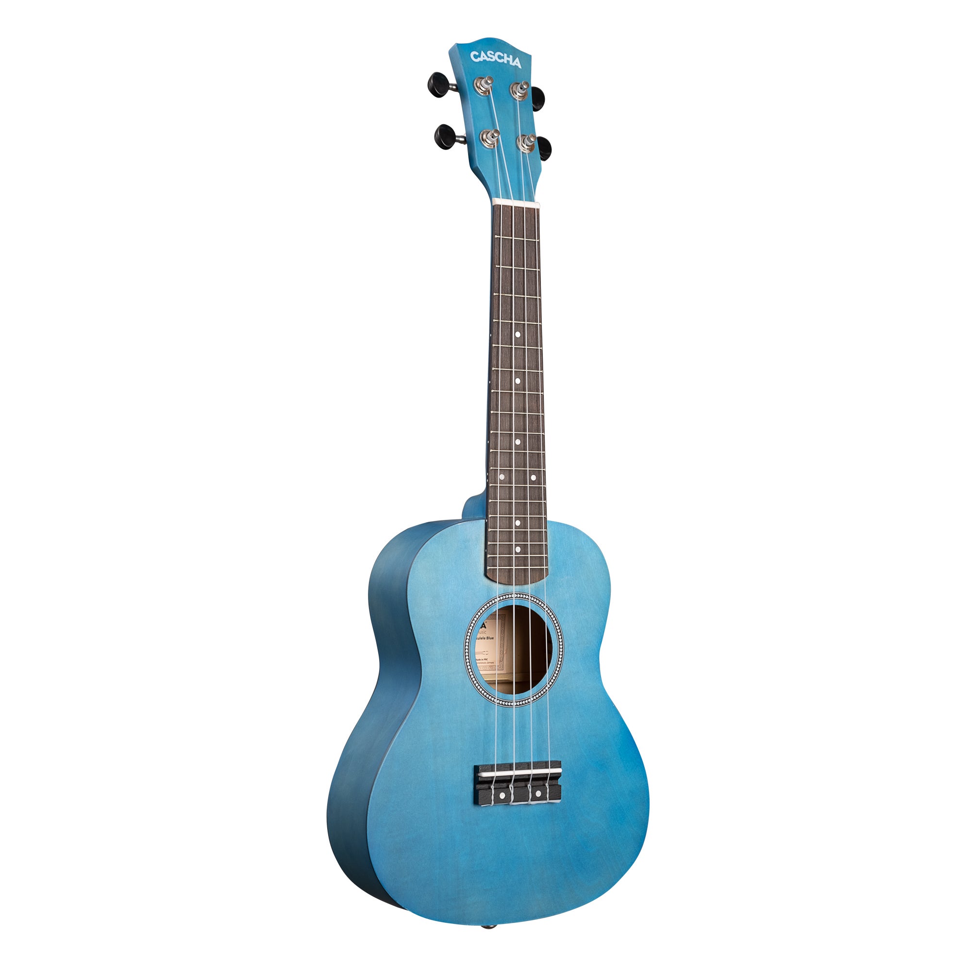 Cascha CUC103S concert ukelele set blauw