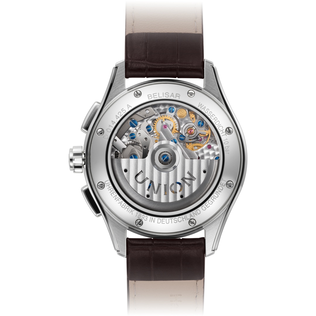 Union Glashütte Belisar Chronograph Mondphase Weiss 42mm