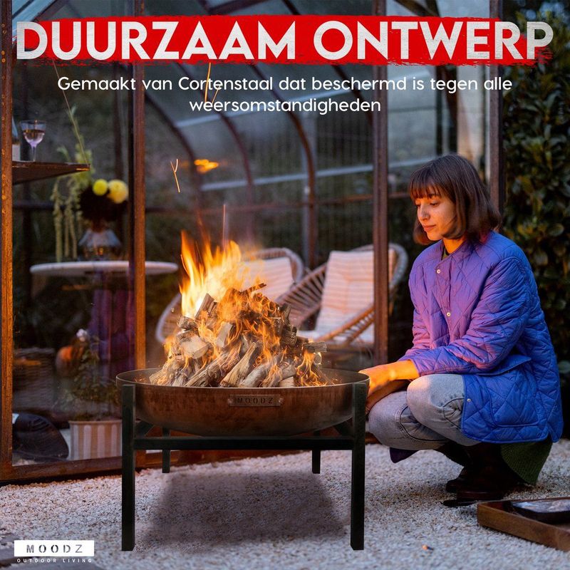 MOODZ - Vuurschaal - Cortenstaal - Ø 100 cm