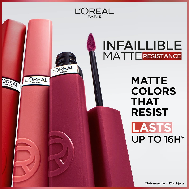 L'Oréal Paris Cosmetics Infaillible Matte Resistance Lipstick 5 ml - 500 Wine Not
