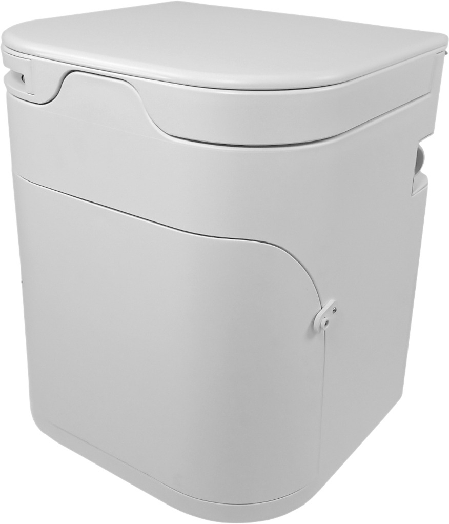 OGO Trenntoilette Kompakte Komposttoilette mit elektrischem Rührwerk