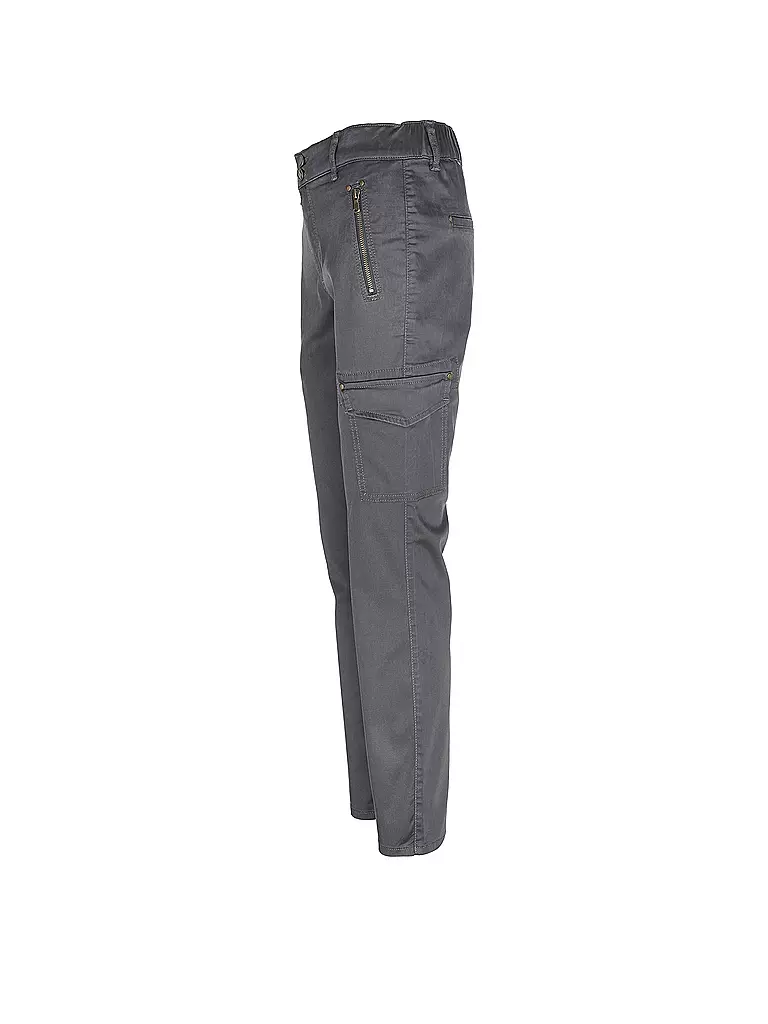 MOS MOSH Cargohose MMGILLESTIMAFPANT grau