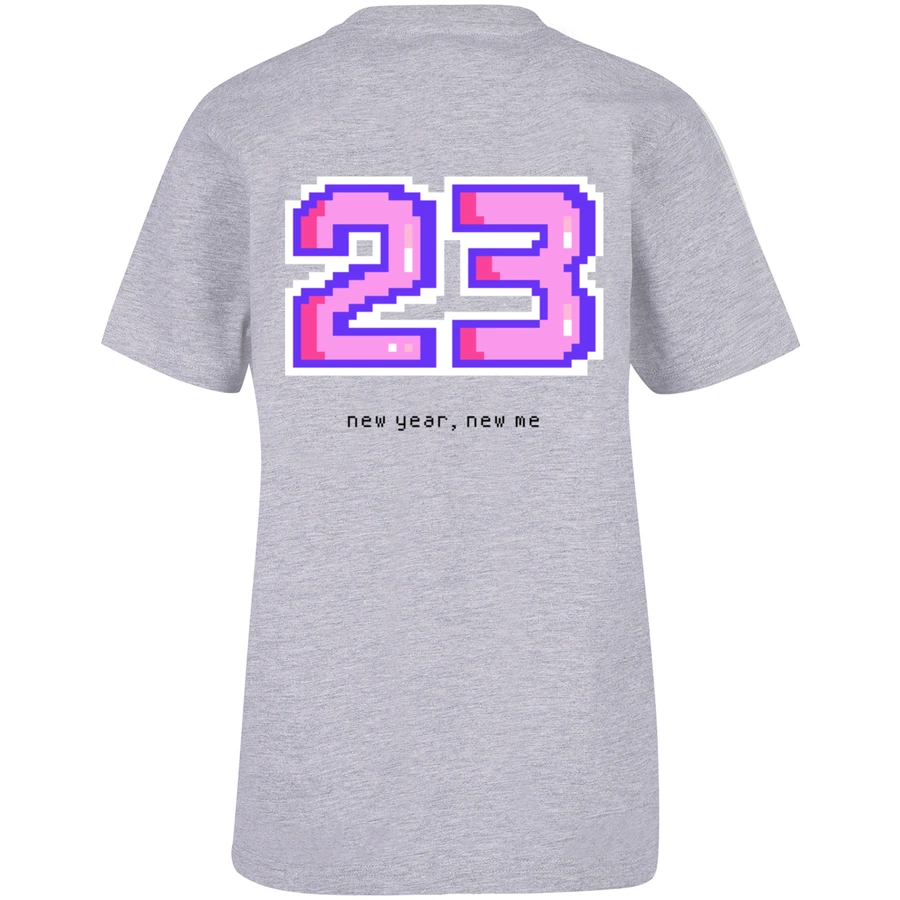 F4NT4STIC T-Shirt SIlvester Party Happy People Only heather grey