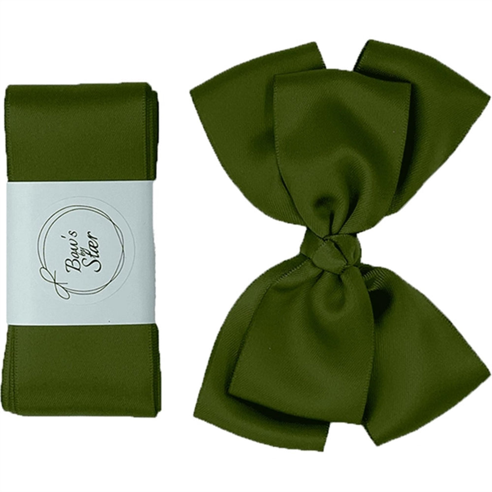 Dåbsbånd m. Sløjfe Bordeaux - Bow's by Stær