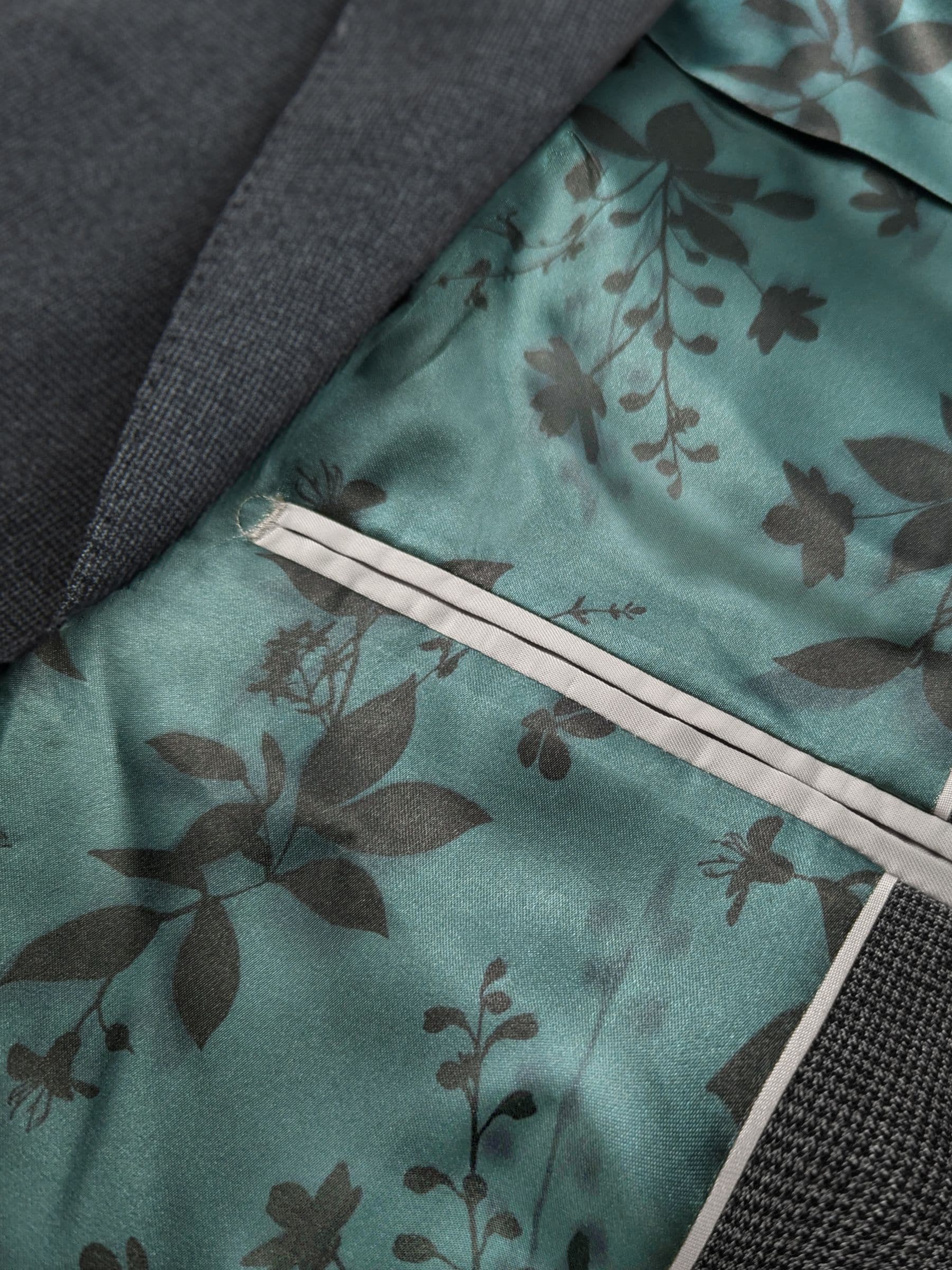 Grijs - Texture Motionflex Stretch Suit Jacket