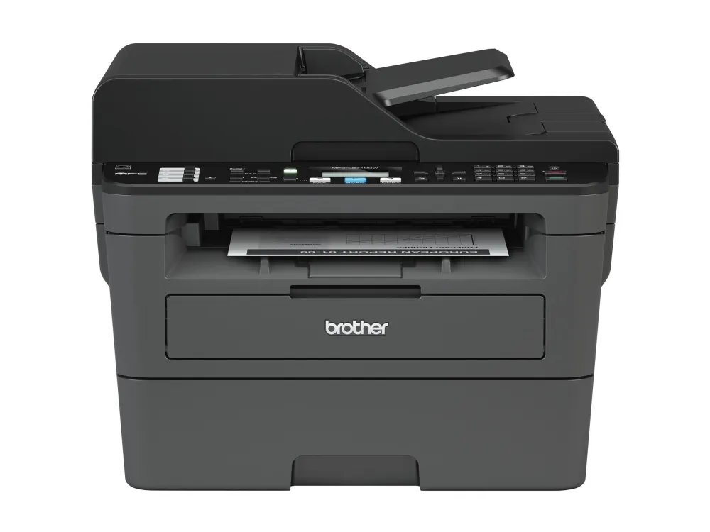 Brother MFC-L2710DW - Multifunktionsprinter - S/H - laser - Legal (216 x 356 mm) (original) - A4/Legal (medie) - op til 30 spm (kopiering) - op til 30 spm (udskriver) - 250 ark - 33.6 Kbps - USB 2.0, LAN, Wi-Fi(n)