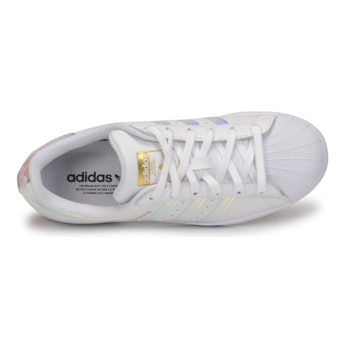 adidas Originals - SUPERSTAR W - Blanc / Iridescent