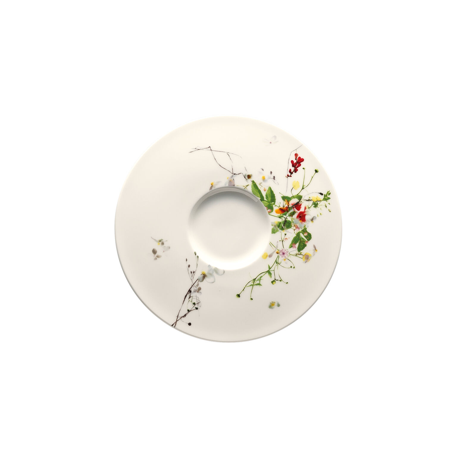 Brillance Bone China Fleurs Sauvages Suppen-Untertasse