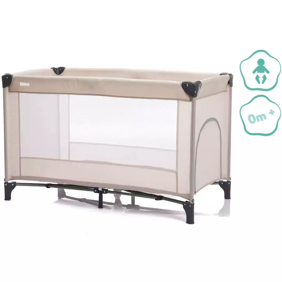 fillikid Reisebett Basic Sand mit Schlupf
