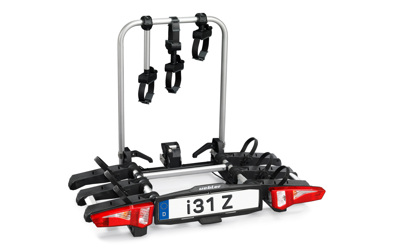 Uebler i31 Z Kupplungsträger für 3 Fahrräder auf der Anhängerkupplung