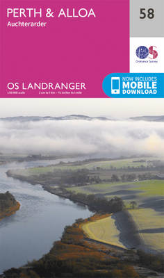 Perth & Alloa, Auchterarder - OS Landranger Map 058 (Sheet map, folded)