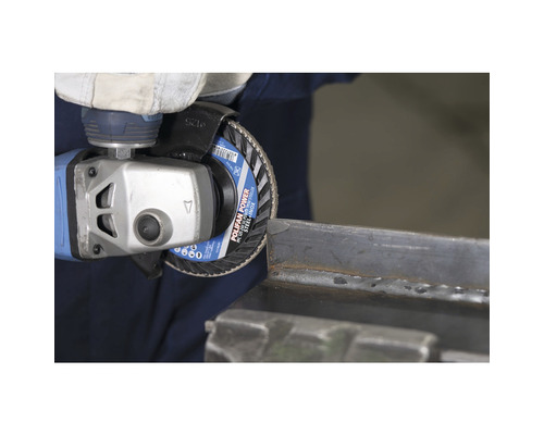 PFERD SG POWER TRIM STEELOX slijplamellenschijf, staal/roestvast staal, Ø 125x22,23 mm, korrel 40