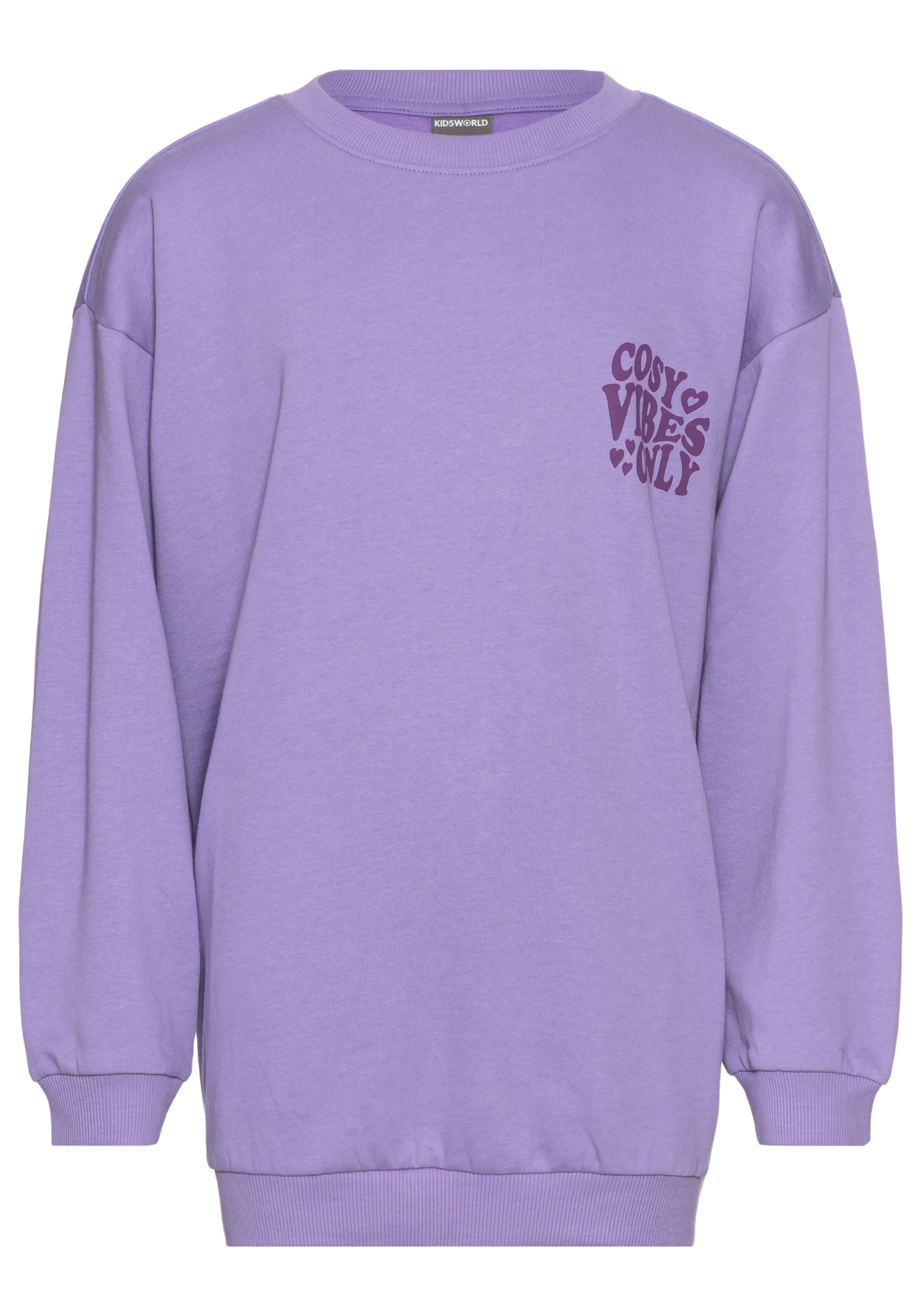 KIDSWORLD Sweatshirt »Rückenprint Sweatshirt«, , in bequemer Form für Mädchen