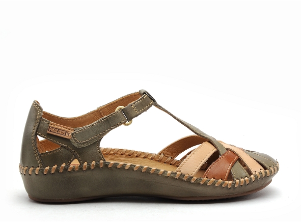 Pikolinos nu pieds plats femme 0732 puerto valla kaki