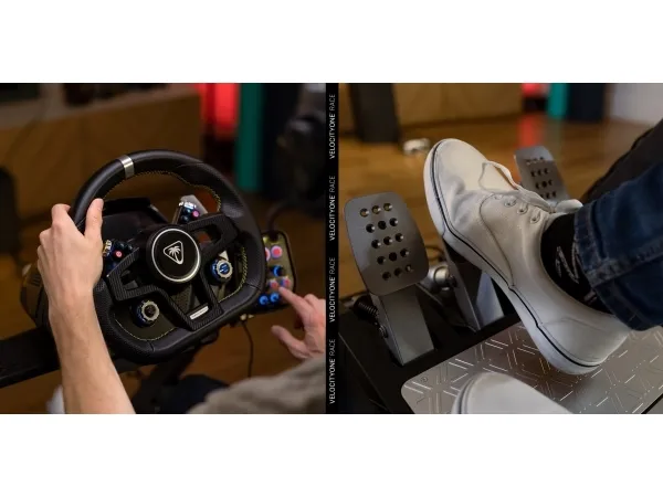 Turtle Beach VelocityOne Race - Rat og pedalsæt - kablet - for PC, Microsoft Xbox One, Microsoft Xbox Series S, Microsoft Xbox Series X