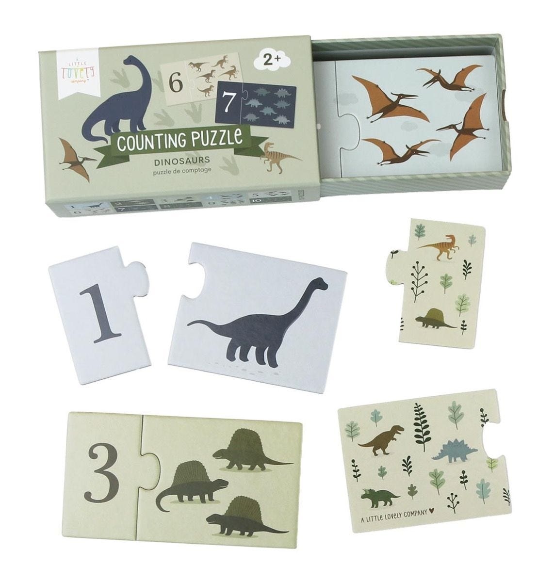 A little lovely company A Little Lovely Company telpuzzel dinosaurussen