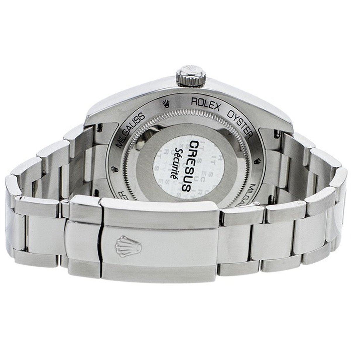 Montre d'occasion Rolex Milgauss homme automatique acier