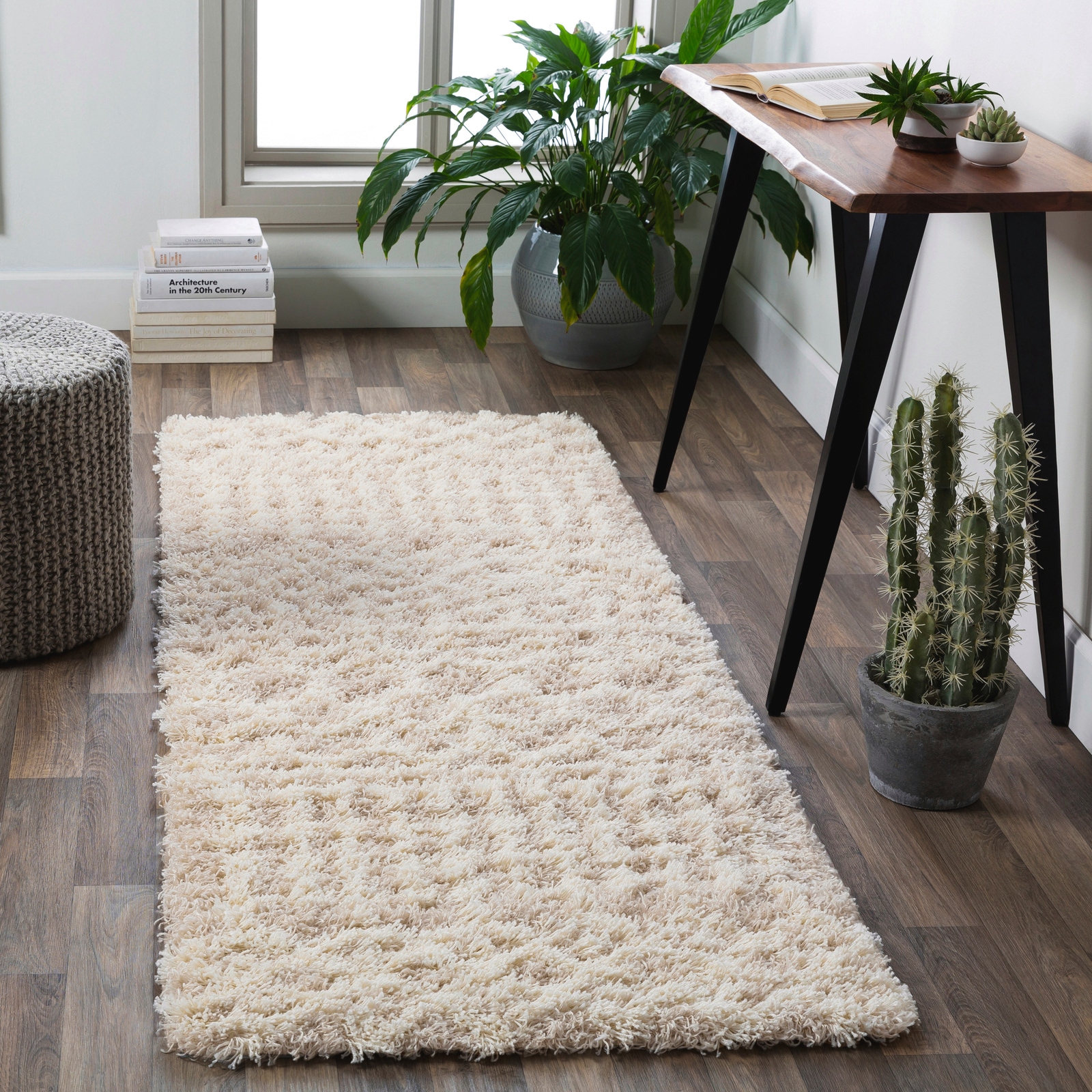 Livabliss Hochflor-Teppich »DUBAI« rechteckig 52 mm Höhe Shaggy Hochflorteppich,, Flauschiger, Boho Wohnzimmerteppich/Läufer