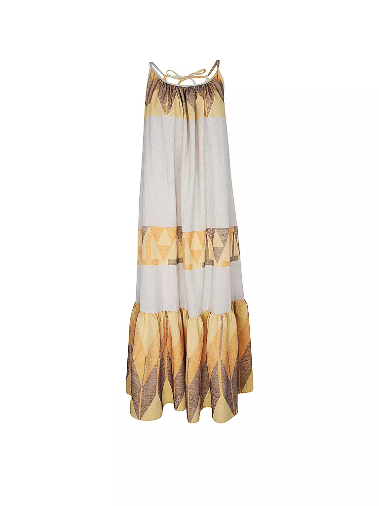 PEARL & CAVIAR Maxikleid ZAKAR beige